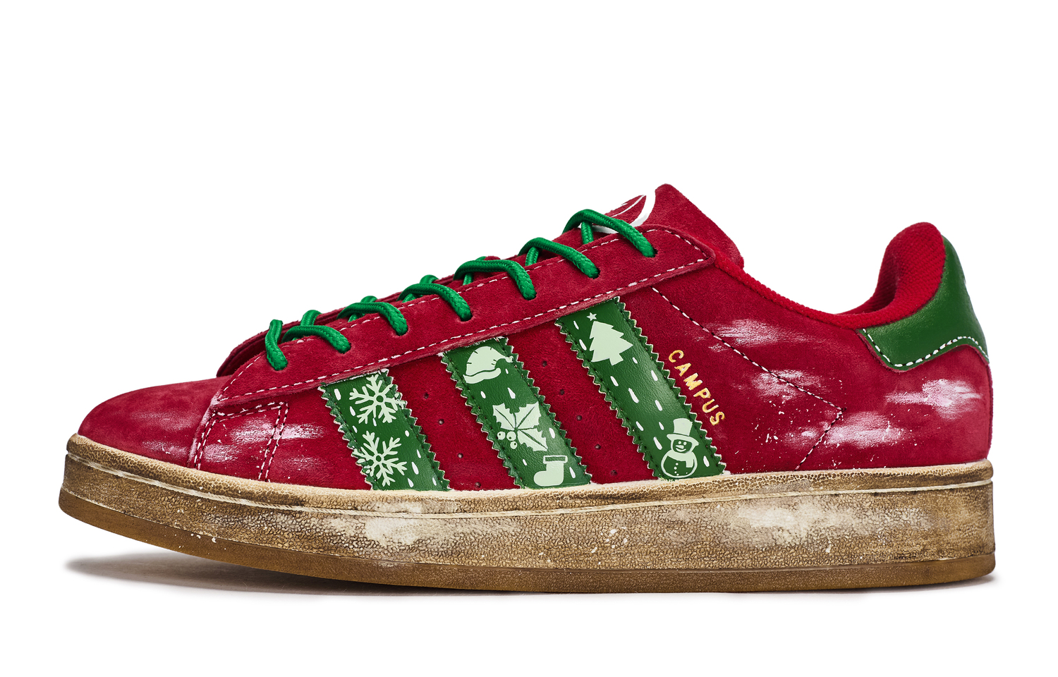 

Adidas Originals CAMPUS 00s 811 Manufacturing, Snowy Night Low top Skateboard Shoes Unisex White Red Green Brown