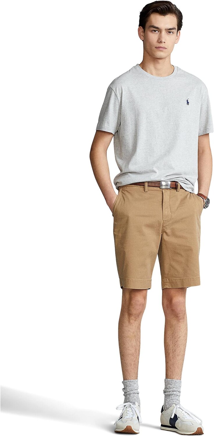 Классическая футболка с круглым вырезом Polo Ralph Lauren, цвет Taylor Heather — фото 4
