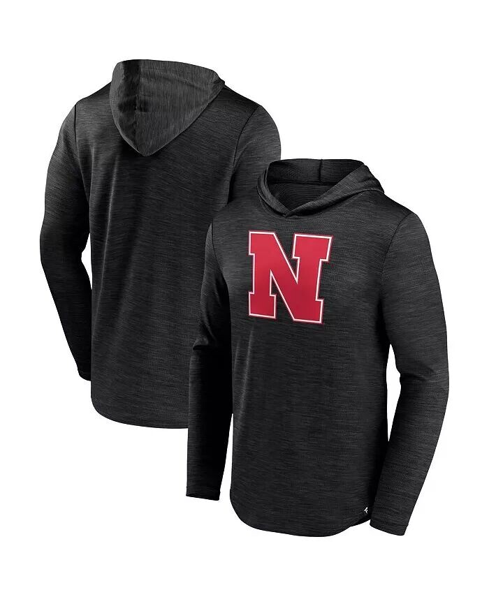 

Мужская футболка-худи Nebraska Huskers Transitional, цвет «черный» Fanatics