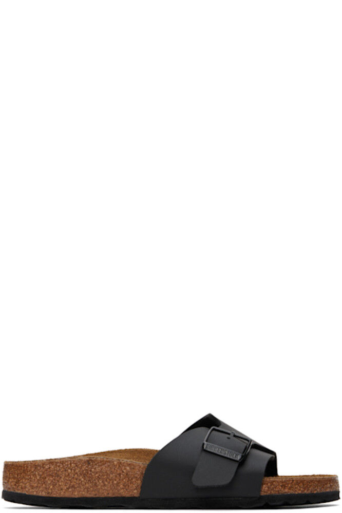 Черные узкие босоножки Catalina Birkenstock