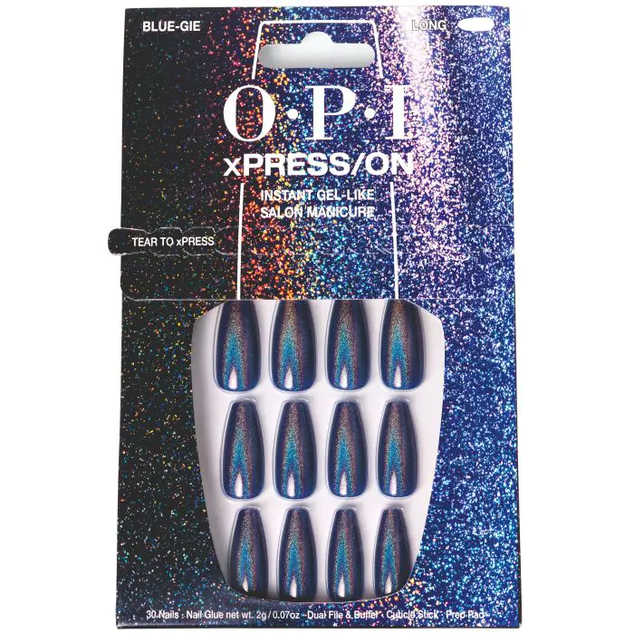 

Накладные ногти xpress/on uñas postizas Opi, цвет blue gie