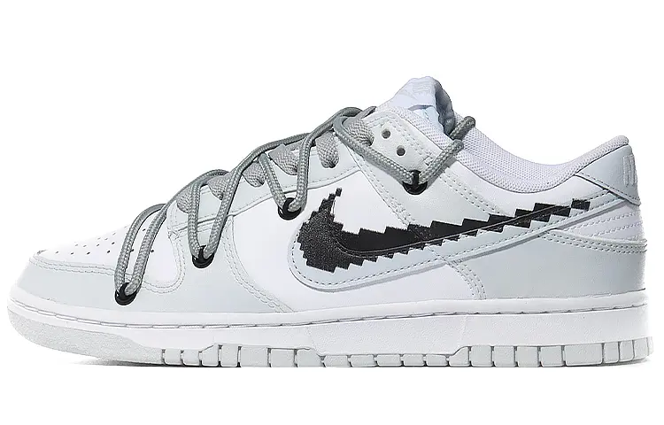 

Кроссовки Nike Dunk Skateboarding Shoes Women's Low-top White/gray, белый