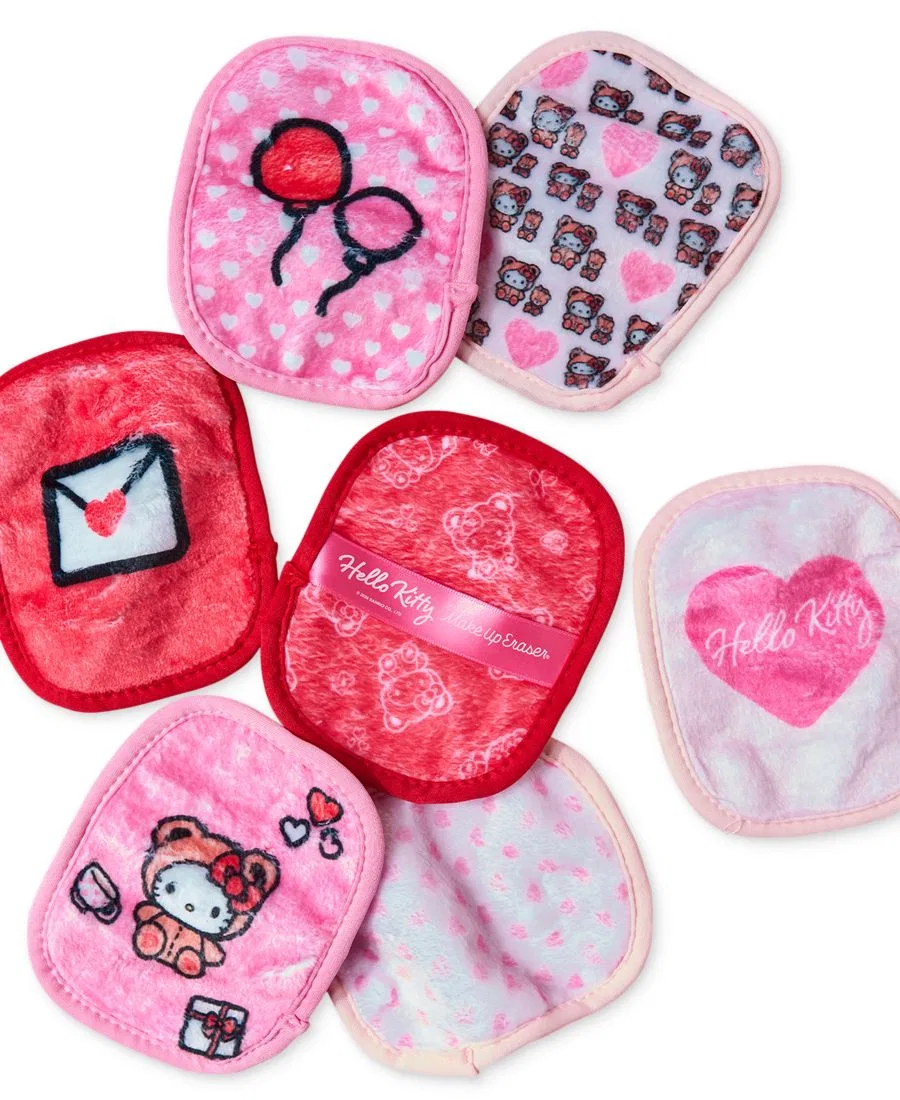 Набор Makeup Eraser — Из 9 многоразовых салфеток для снятия макияжа Hello Kitty Cutie Pie — фото 2