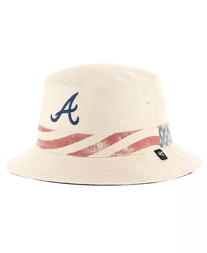 

Мужская панама цвета хаки Atlanta Braves Glory Daze '47 Brand, бежевый