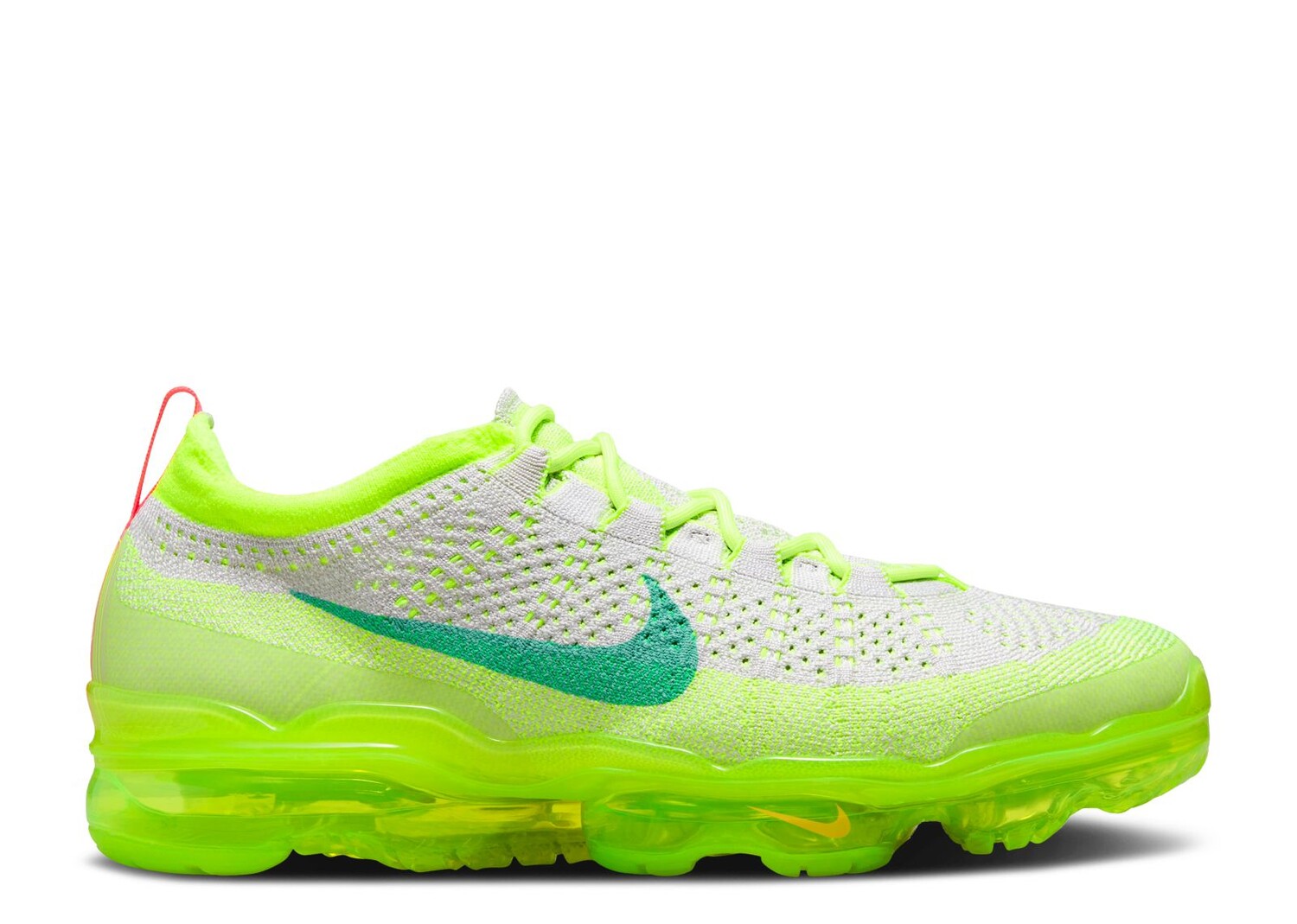 

Кроссовки Nike Air Vapormax 2023 Flyknit 'Vast Grey Volt', зеленый