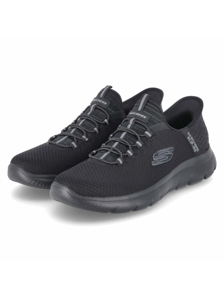 

Кроссовки на шнуровке Skechers, черный