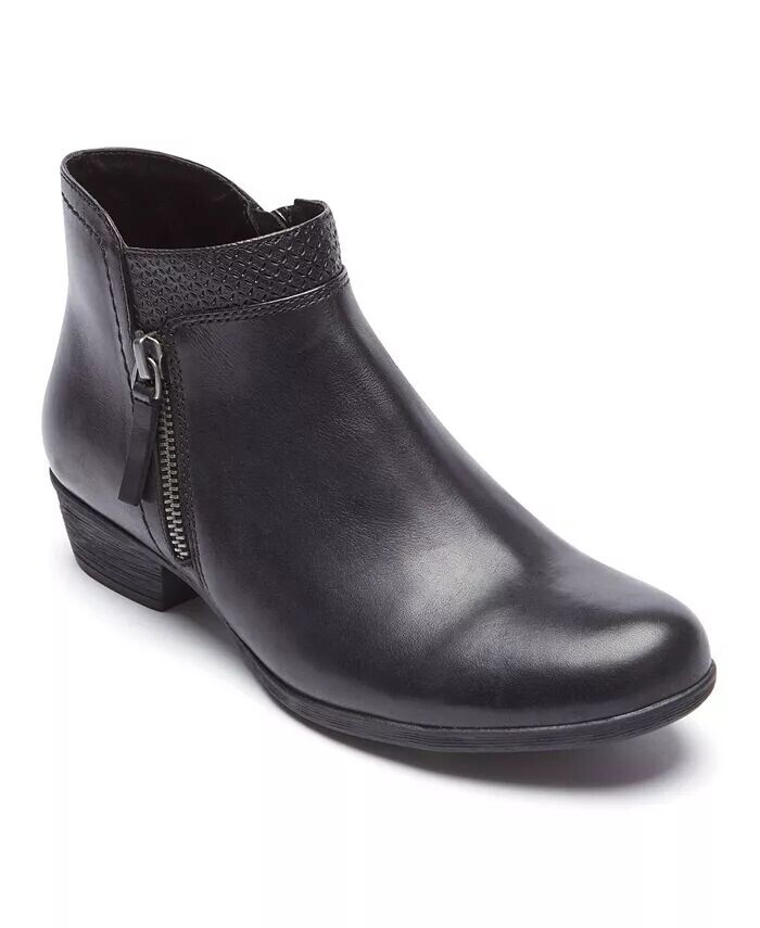Женские кожаные ботильоны Carly Rockport, черный