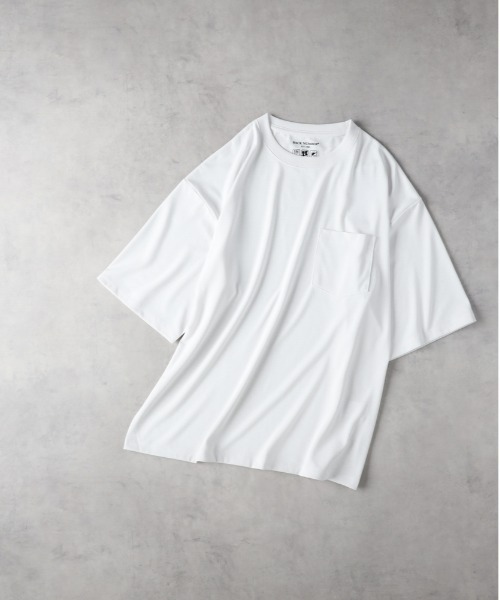 

Футболка с коротким рукавом, с карманом, быстросохнущая, с защитой от УФ-излучения и пятен от пота BACK NUMBER, белый