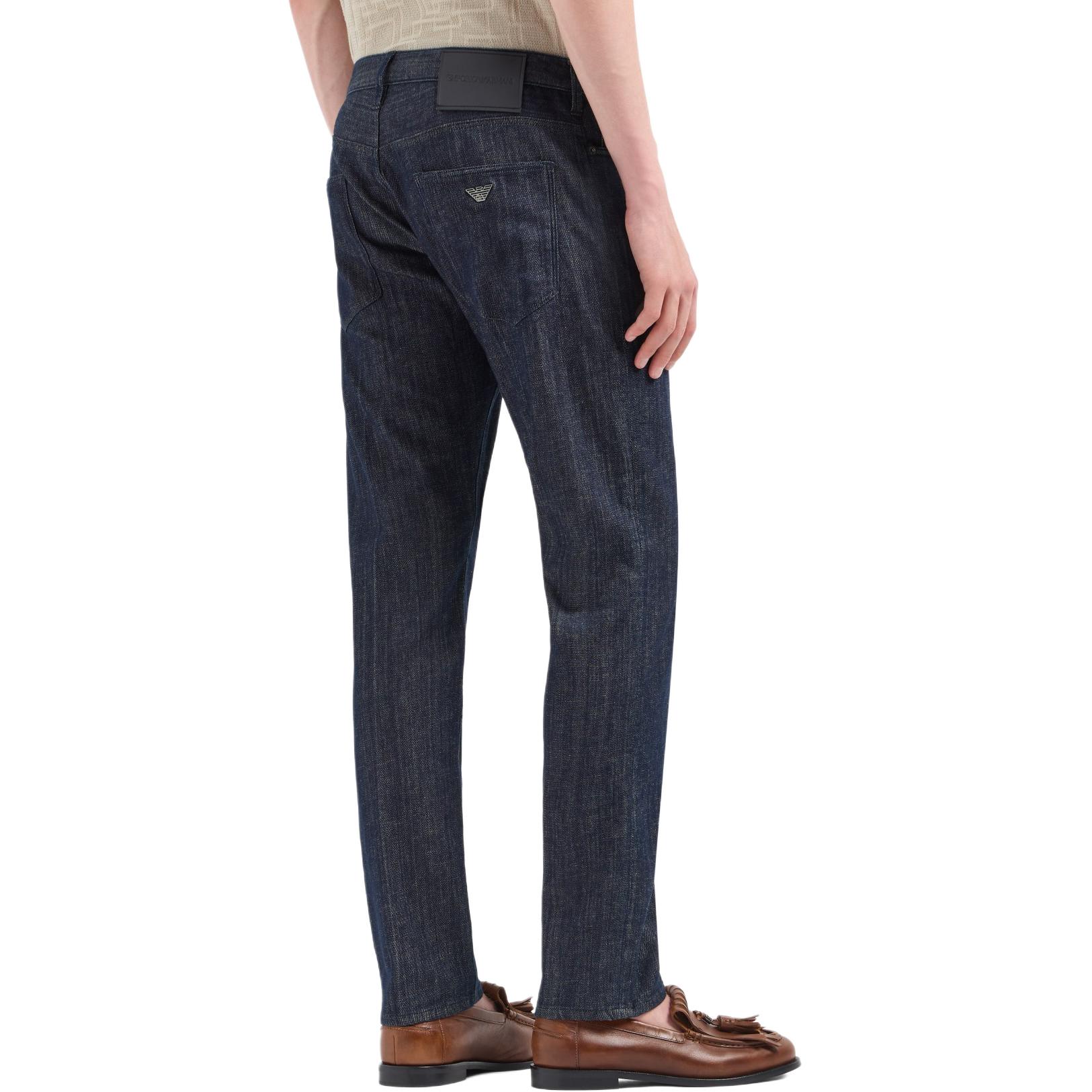 Джинсы J06 Slim fit Comfort denim EMPORIO ARMANI, синий — фото 4