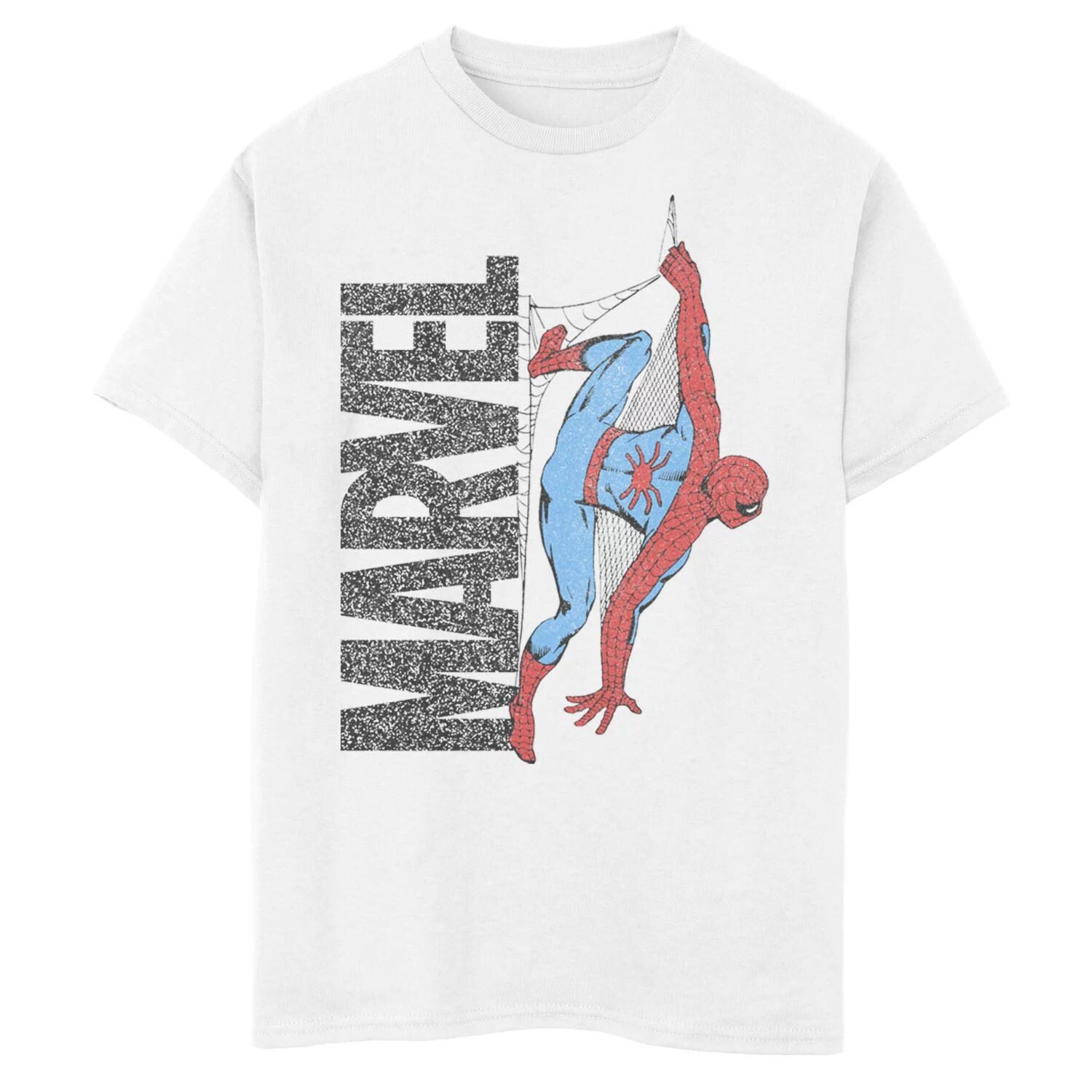 

Футболка с рваным веб-логотипом и графическим рисунком Marvel Spider-Man для мальчиков 8–20 лет Marvel
