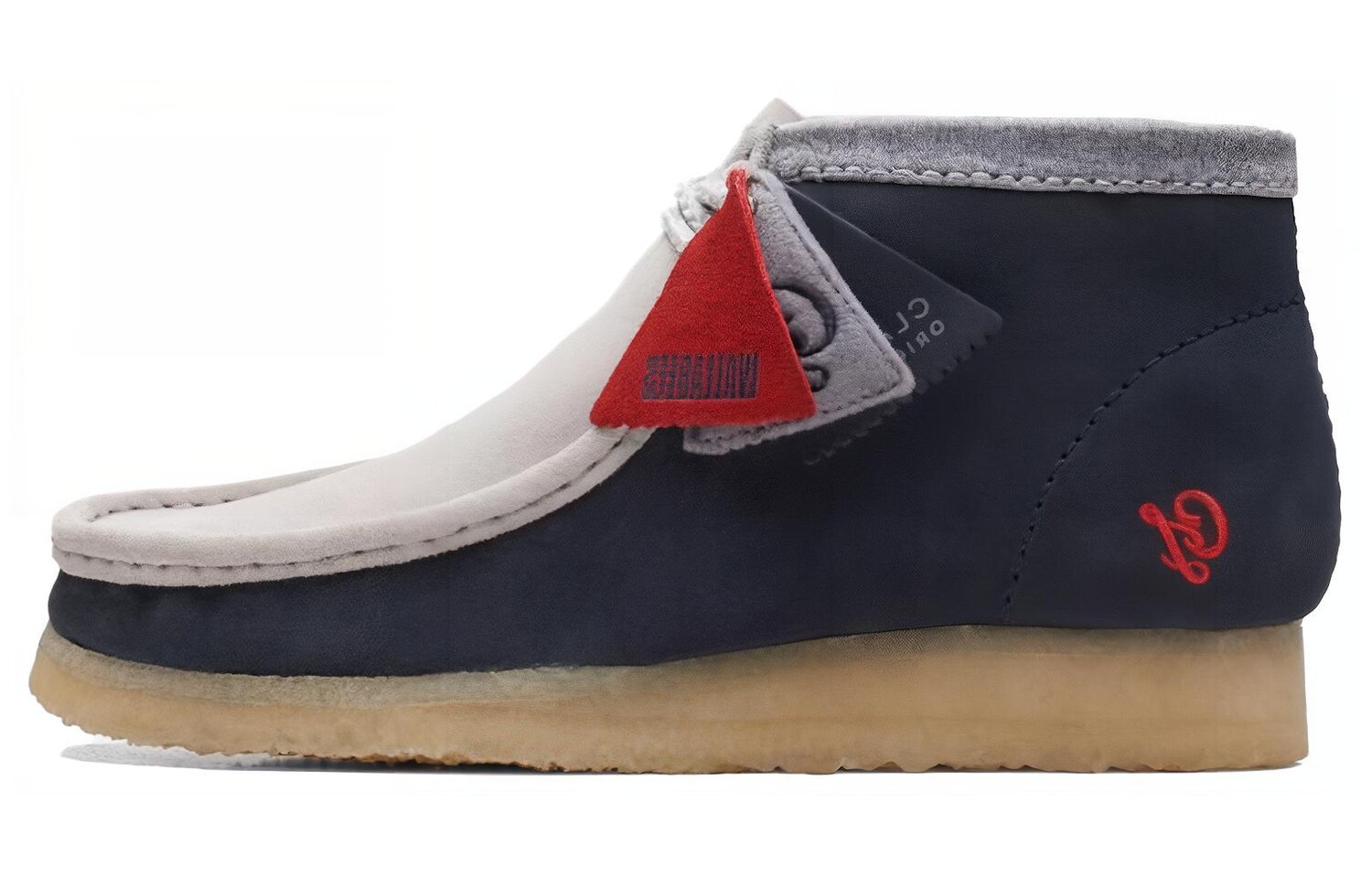 

Оригинальные ботинки Wallabee VCY темно-серые Clarks