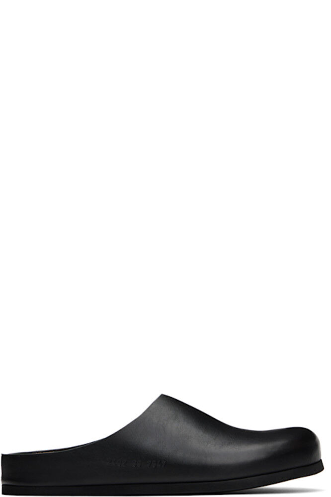 

Черные лоферы-сабо Common Projects