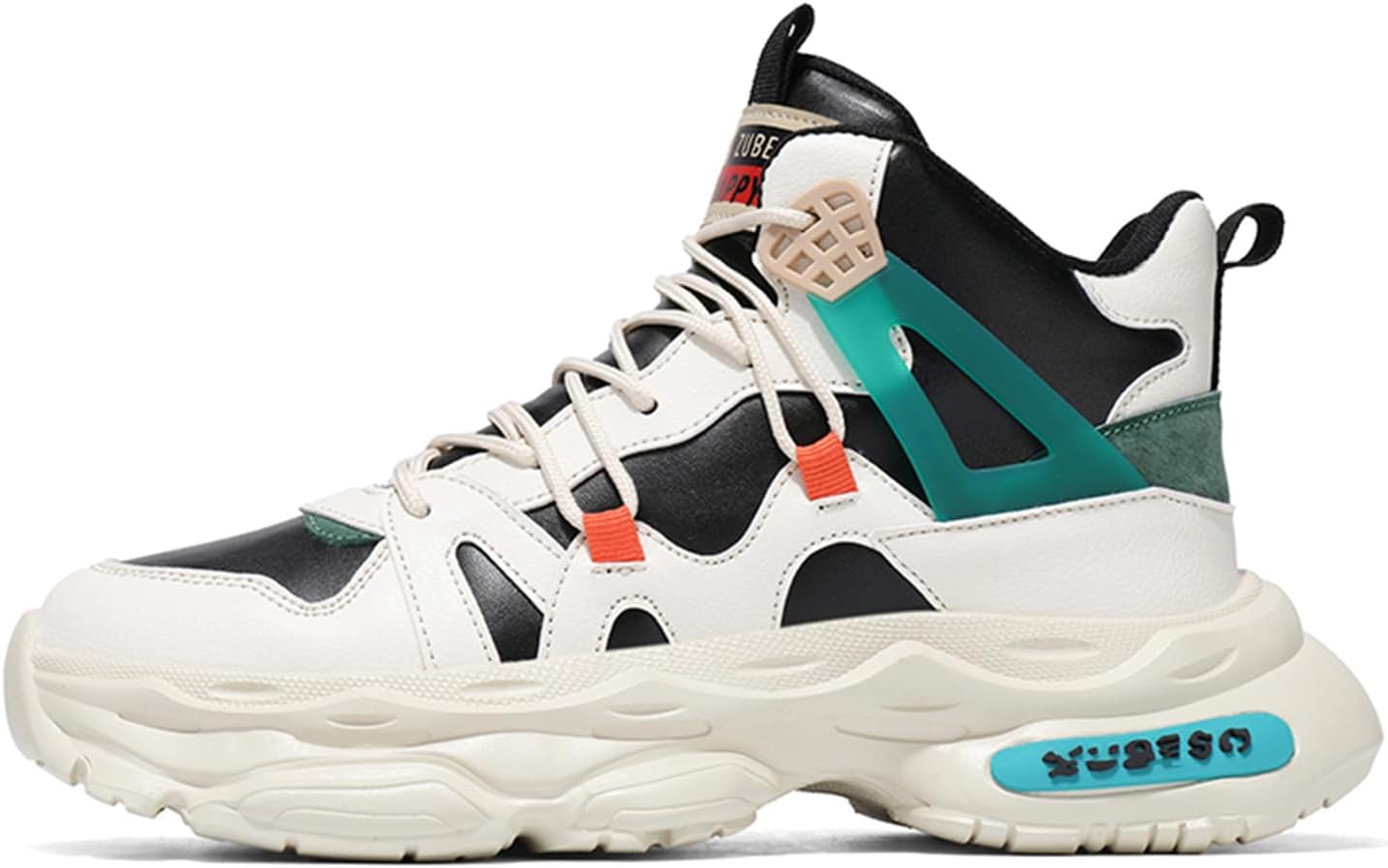 

Мужские высокие модные кроссовки с толстой подошвой, повседневные спортивные кеды для тенниса, бега и ходьбы Spwagym, черный