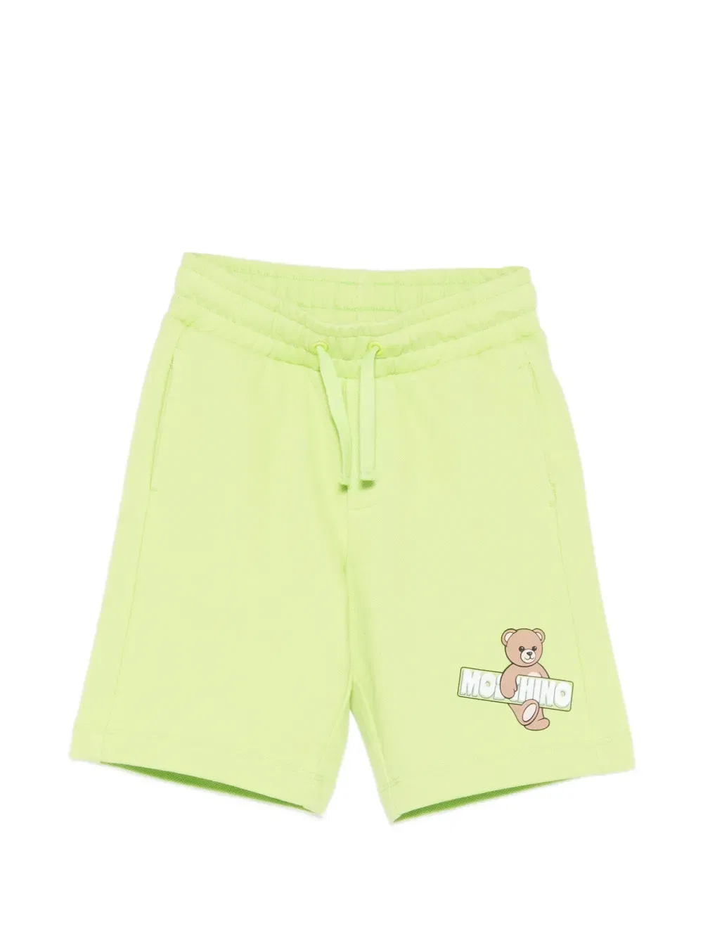 Шорты с графическим логотипом Moschino Kids, зеленый