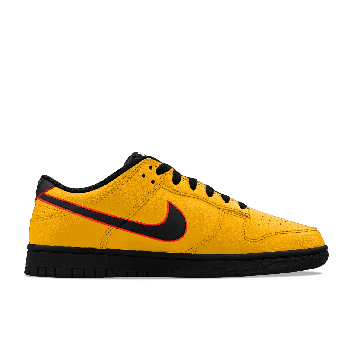 Кроссовки Nike Dunk Low желтые — фото 4