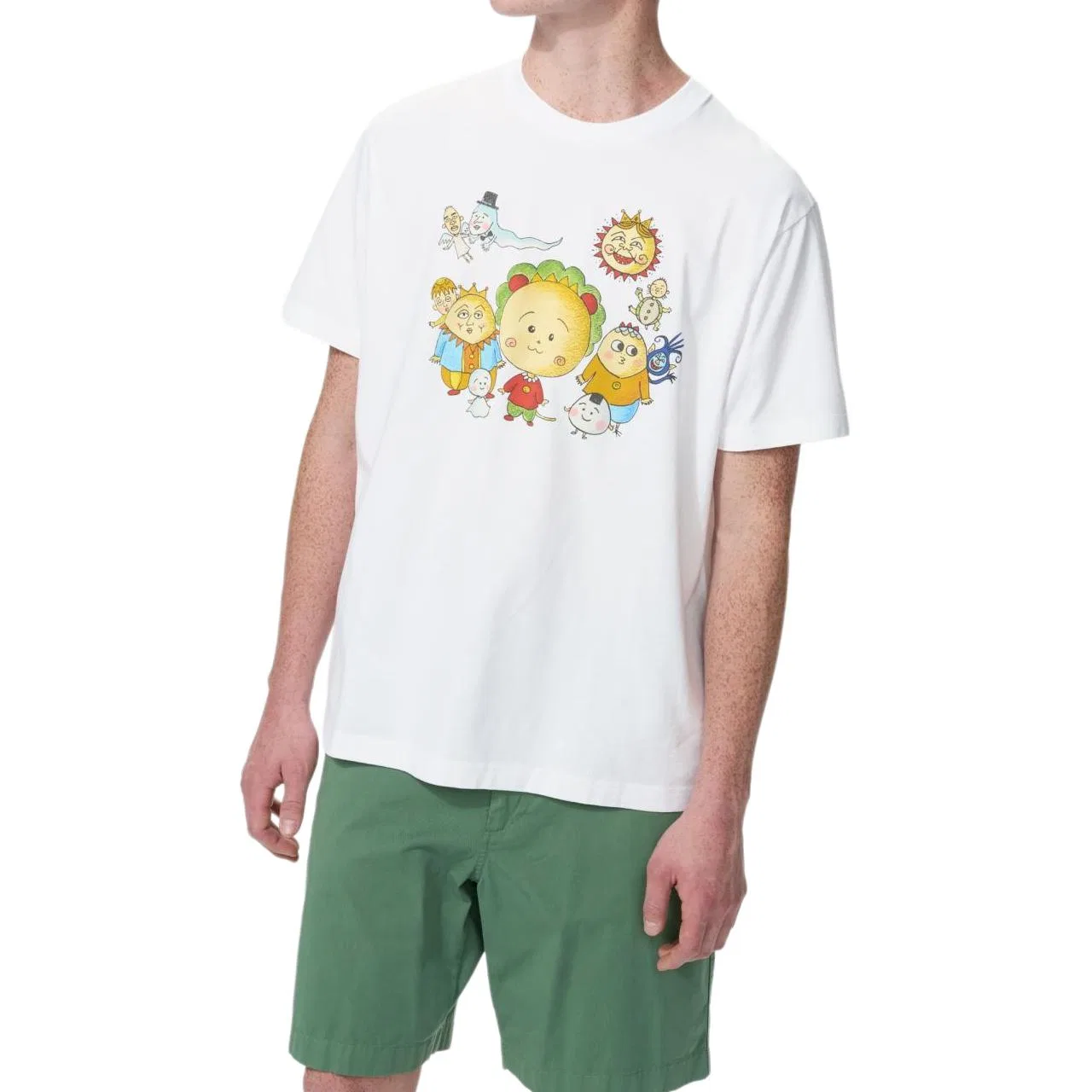 Футболка KEJIKEJI x Shueisha UNIQLO белая — фото 3