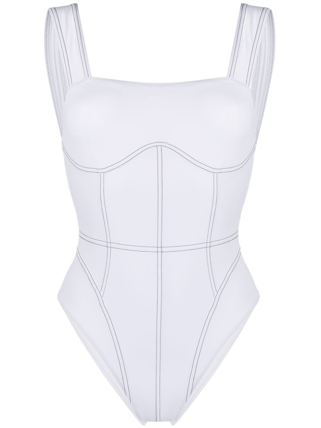 

Noire Swimwear купальник с U-образным вырезом на спине, белый
