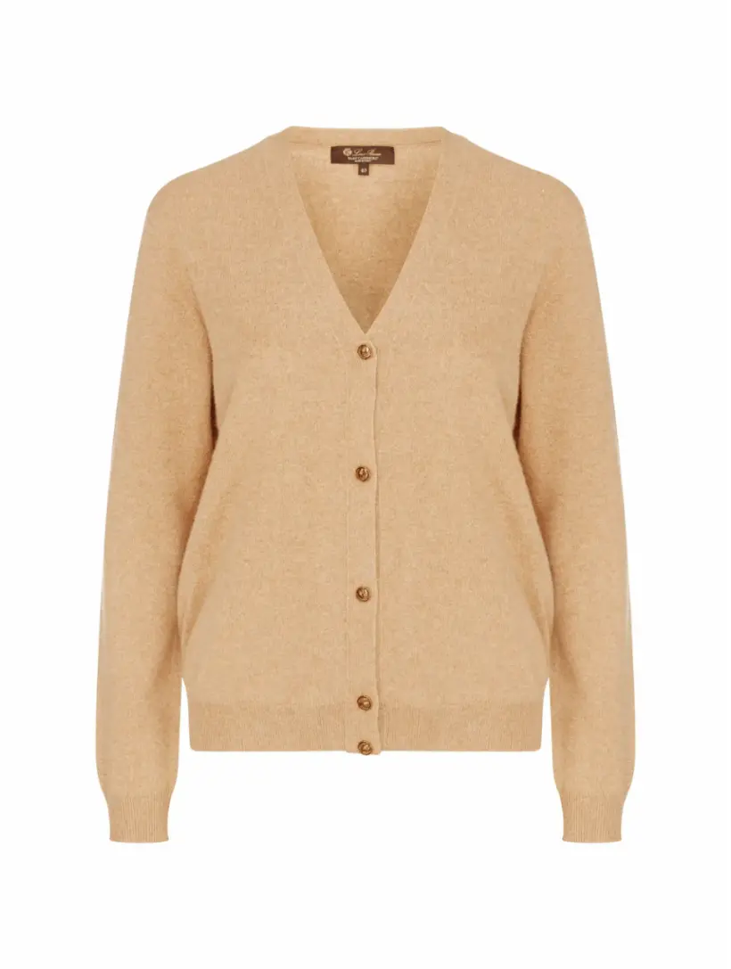 

Кашемировый кардиган Loro Piana, бежевый