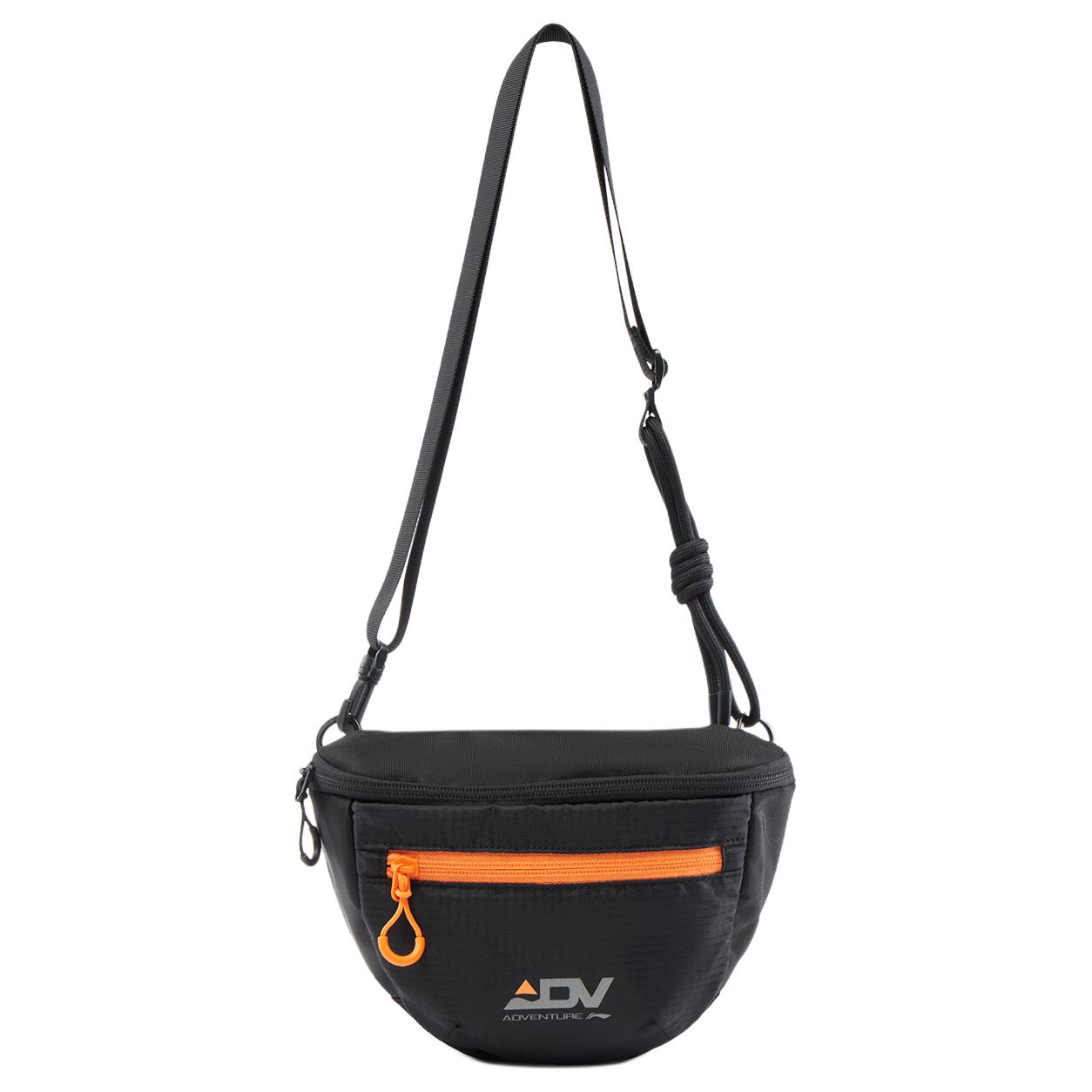 

LINING Полиэстеровая наплечная сумка через плечо унисекс черная, Black