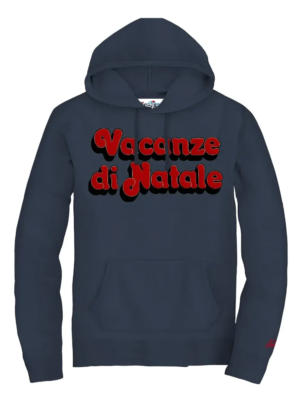 

Худи с клетчатой вышивкой Mc2 Saint Barth, серый