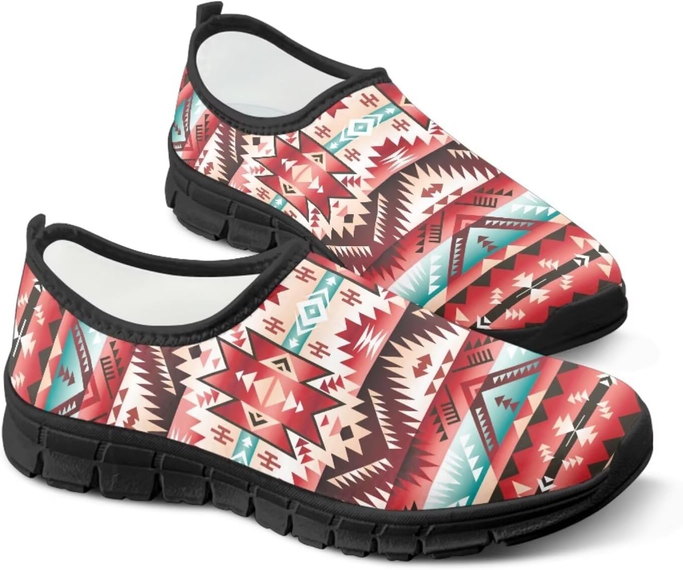 

Слипоны Binienty Vantage для мужчин и женщин, широкий размер, удобная подошва EVA, противоскользящие туфли, сетчатая обувь для улицы, красный