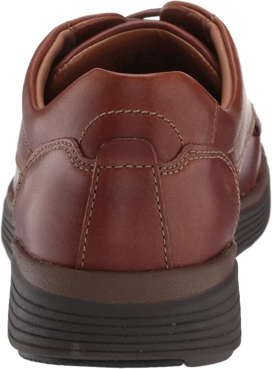 Оксфорды из натуральной кожи, Clarks, темно-рыжая кожа — фото 4
