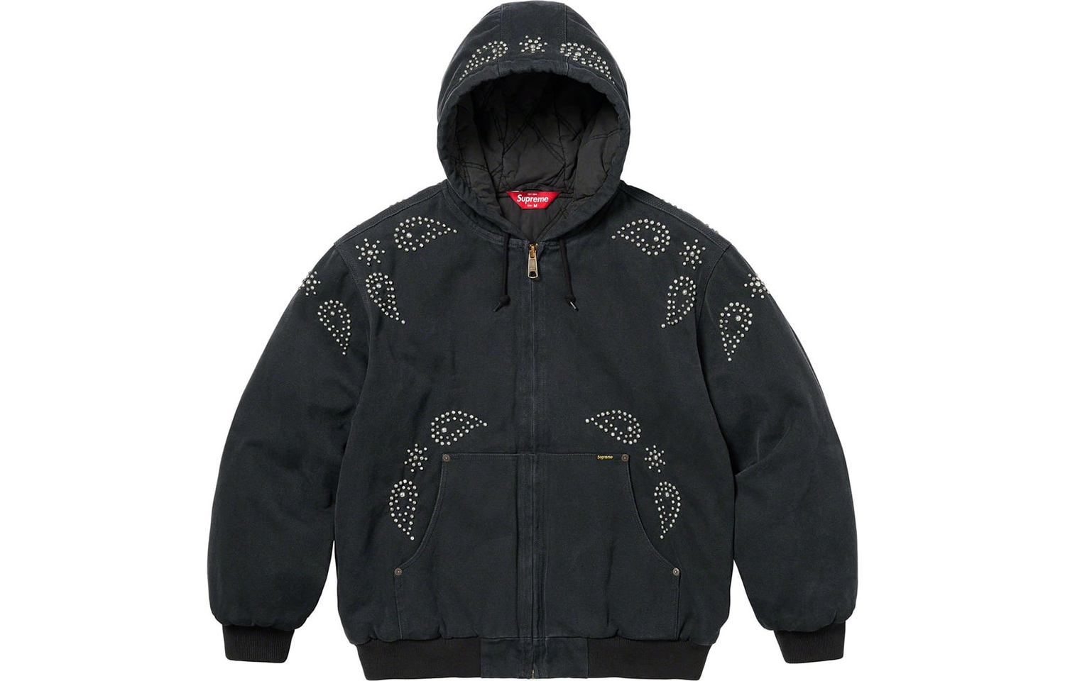 

Куртка Supreme Paisley Studded, коричневый