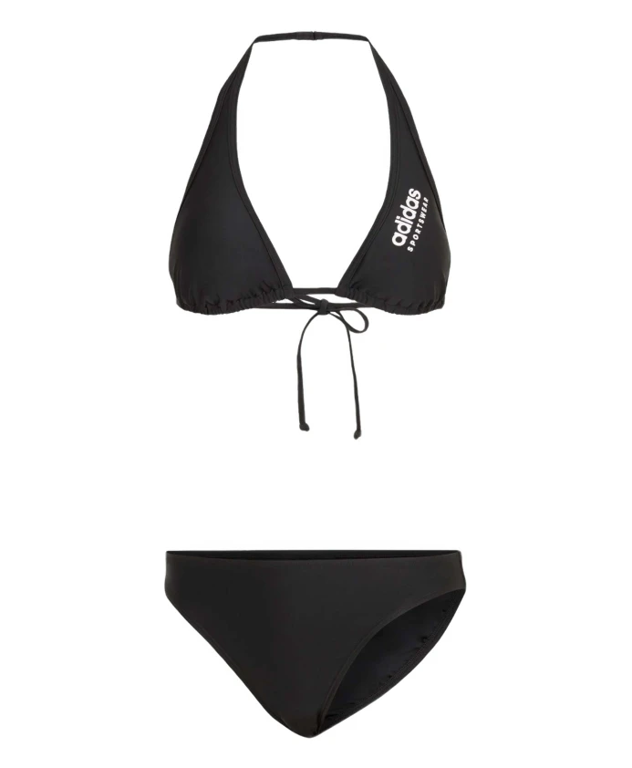 

Бикини с завязками на шее и мягкими чашечками для занятий спортом Adidas, черный