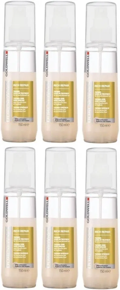 Несмываемый термозащитный спрей Rich Repair Dualsenses 6 x 150 мл Goldwell