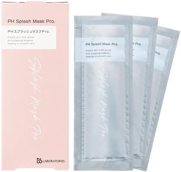 Маска для лица — Углеродная гелевая Bb Laboratories Splash Mask Pro, 3 пакетика по, 8 г