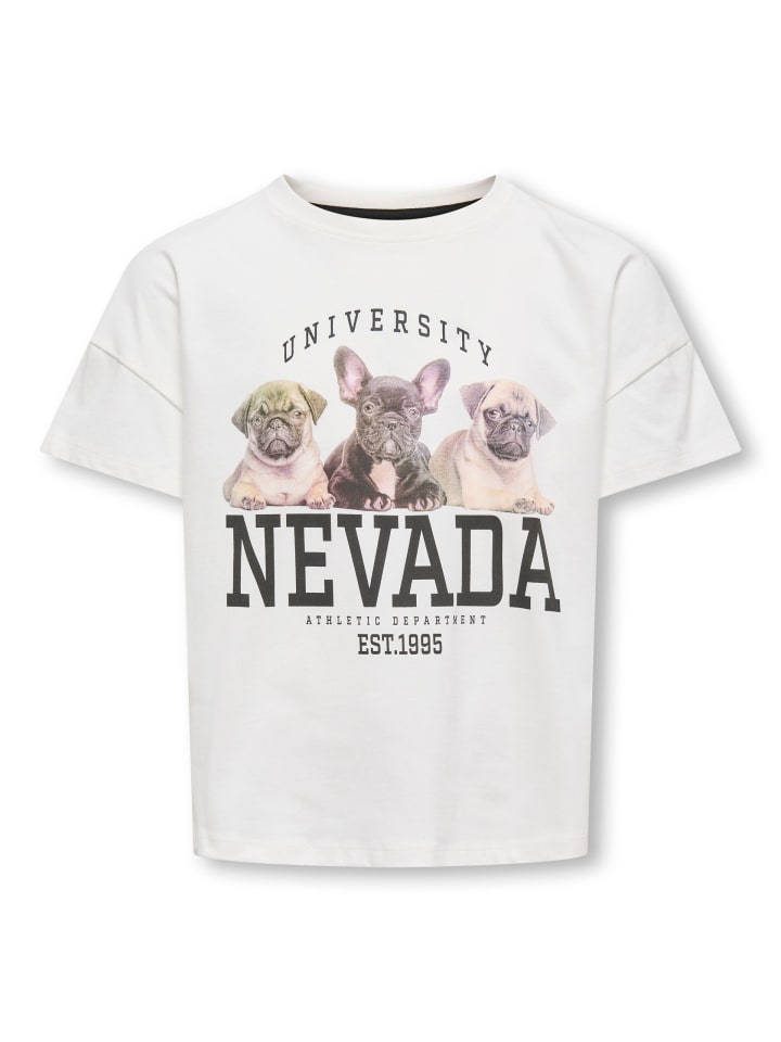 

KIDS ONLY Футболка KOGDITTE LIFE S/S OVZ PRINTED TOP JRS с принтом «танцовщица в облаках»