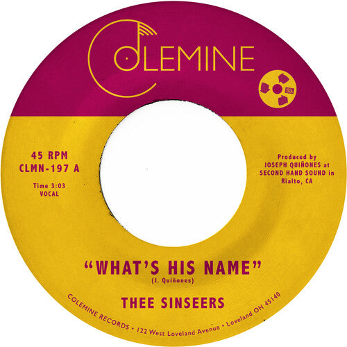 

Сингл 7" Thee Sinseers: What's His Name