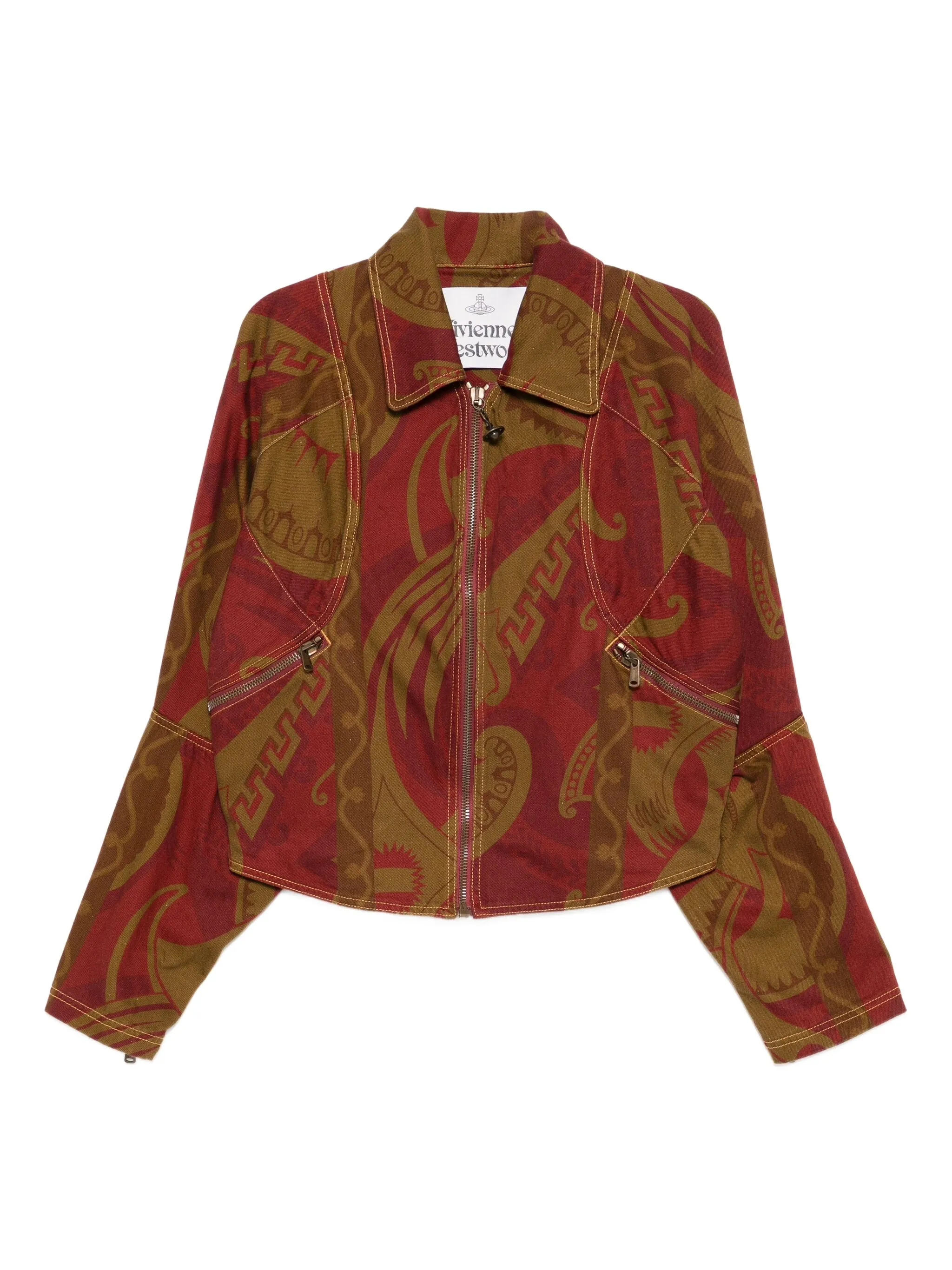 

Джинсовая куртка Pourpoint Vivienne Westwood, коричневый