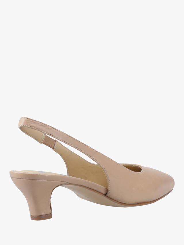 Nahla Slingback туфли-лодочки из замши Hush Puppies, Natural — фото 3