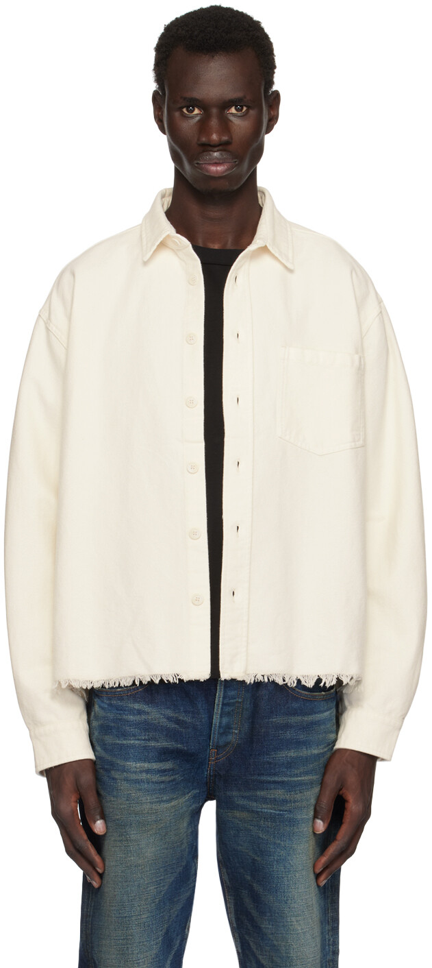 

Рубашка большого размера Off-White Solid Hemi John Elliott