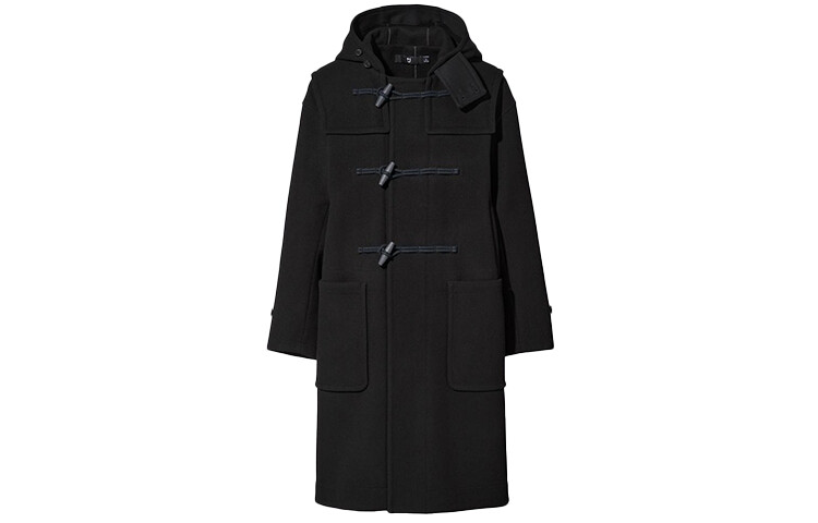 

Мужское пальто UNIQLO, цвет Black