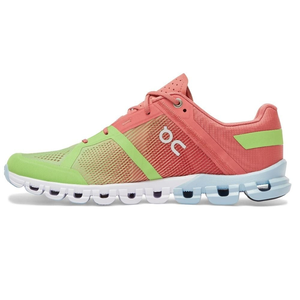 On Cloudflow 25.99779 кроссовки женские US 10 Guava шнуровка беговые ZPO3232, зеленый — фото 3