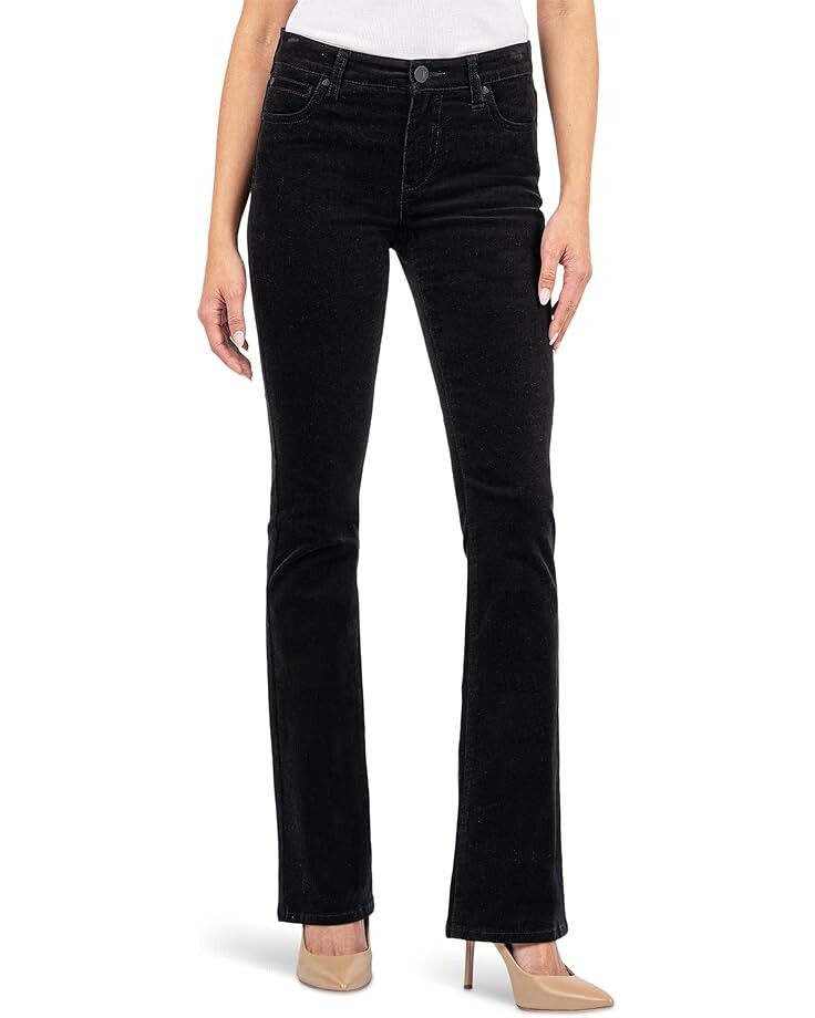 

Джинсы KUT from the Kloth Petite Karen Baby Bootcut in Corduroy, черный