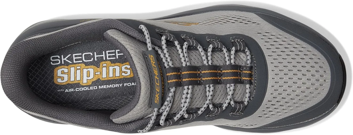 Слипоны Skechers Herren Gleit-Step-Sohle, Freihandiger, серый — фото 3