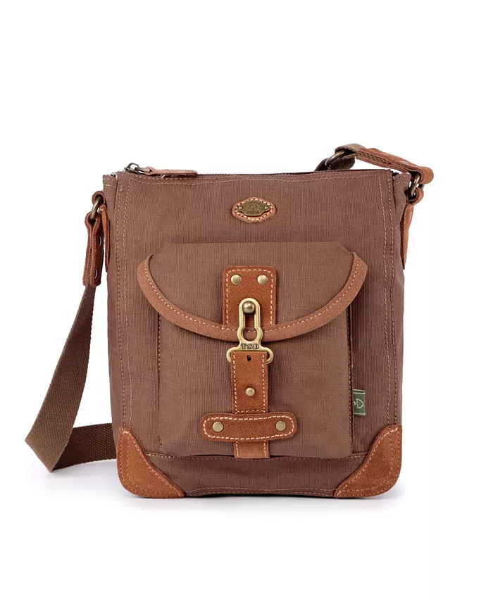 

Сумка через плечо Dolphin Canvas TSD BRAND, коричневый/бежевый