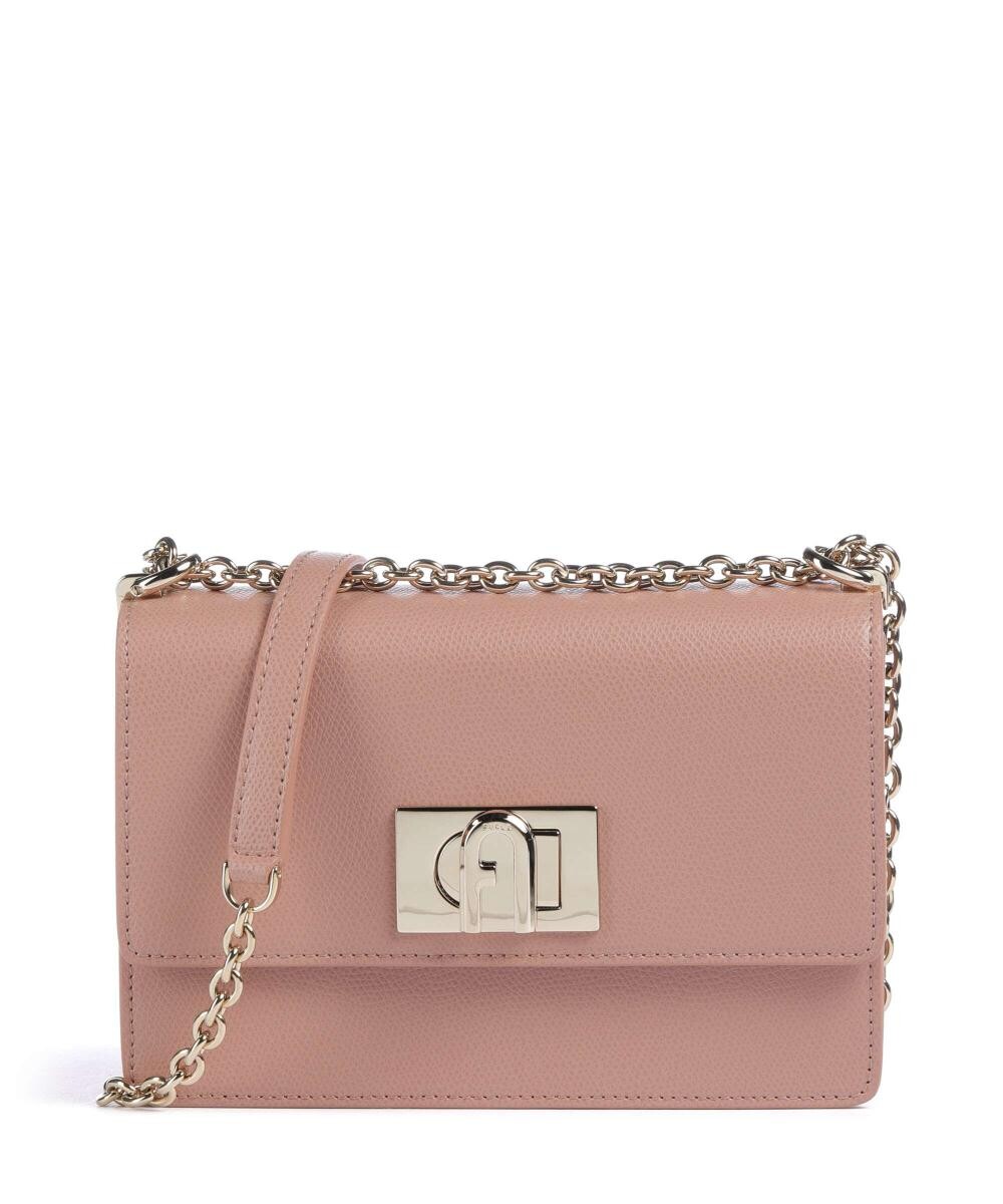 

Мини-Сумка на плечо 1927 из зернистой яловой кожи Furla, розовый