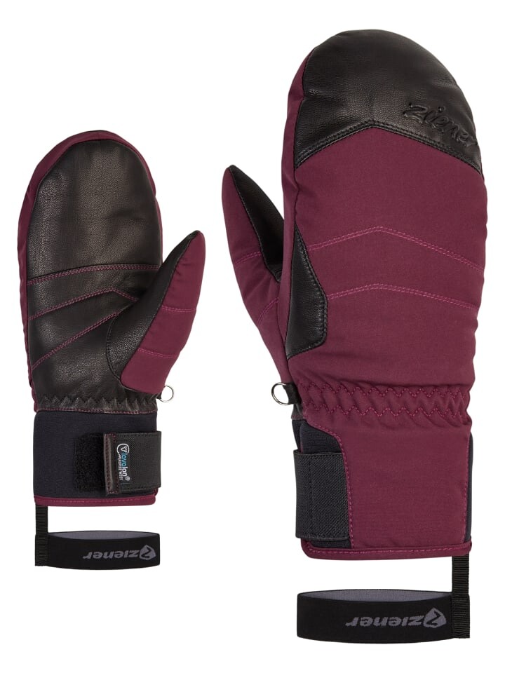 

Рукавицы Ziener Skihandschuhe KALEA AS(R) AW MITTEN Lady, цвет velvet red