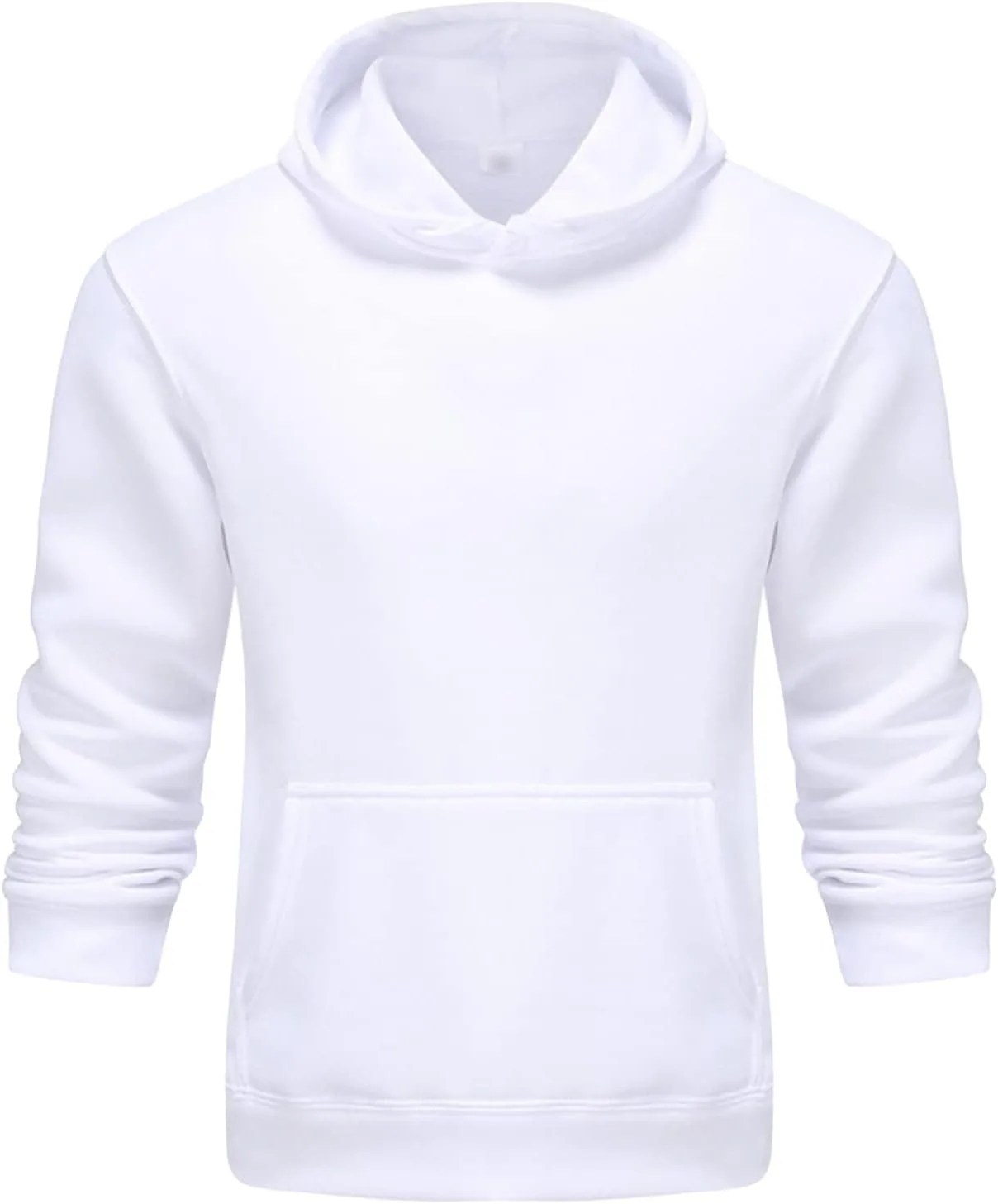 

Мужская однотонная толстовка с капюшоном Casual Lightweight Long Sleeves с карманом DGHM-JLMY