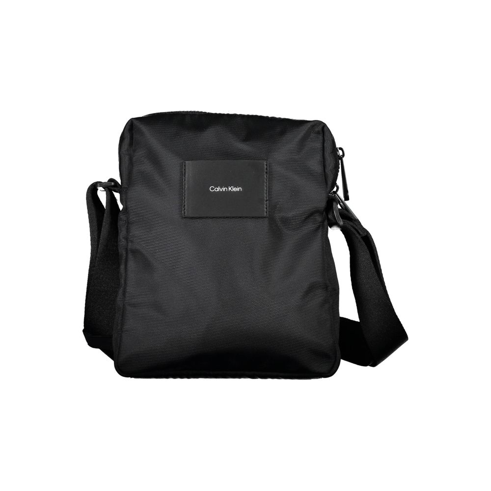 

Черная сумка через плечо из полиэстера Calvin Klein, Black