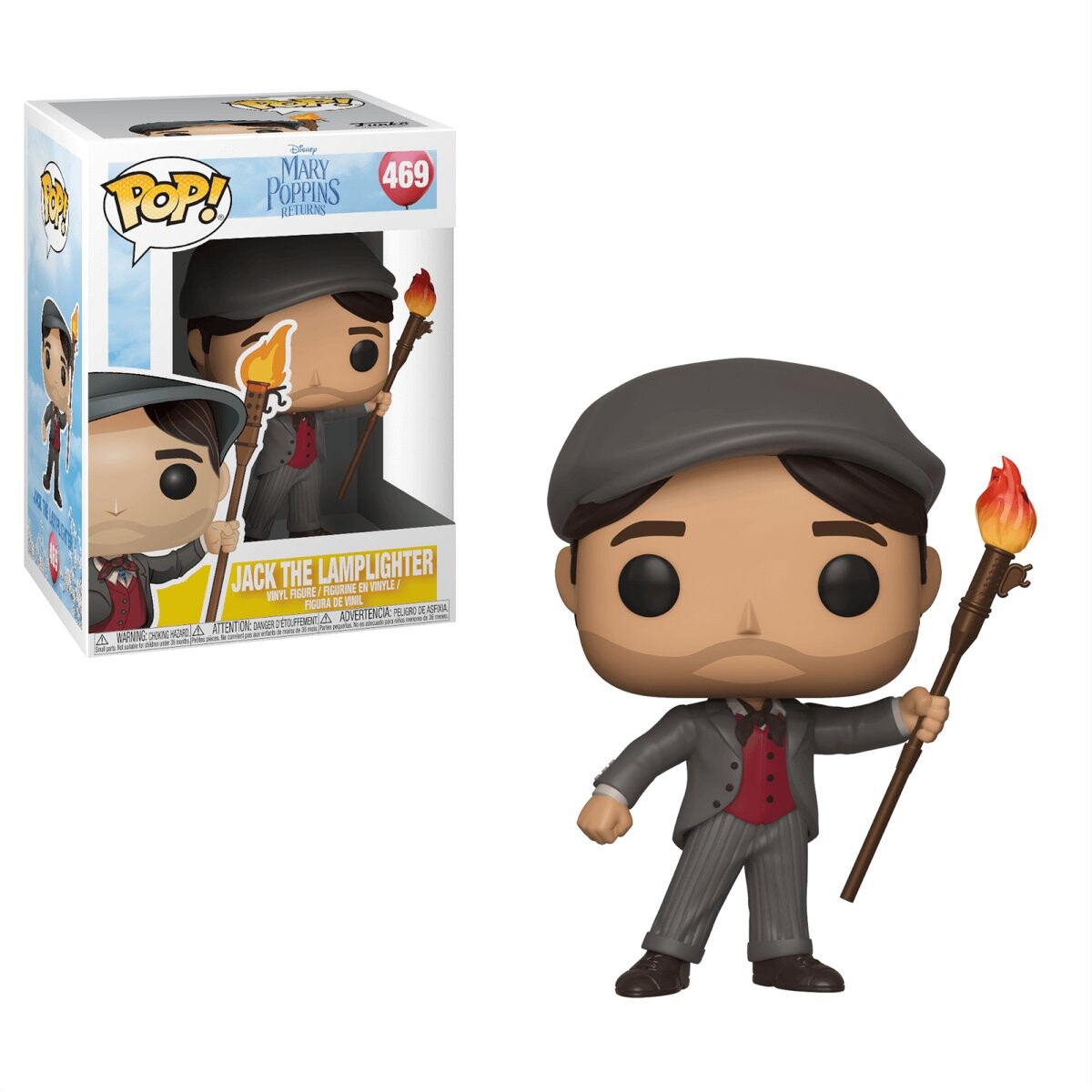 

Funko POP! Дисней, коллекционная фигурка, Мэри Поппинс, Джек Фонарщик, 469