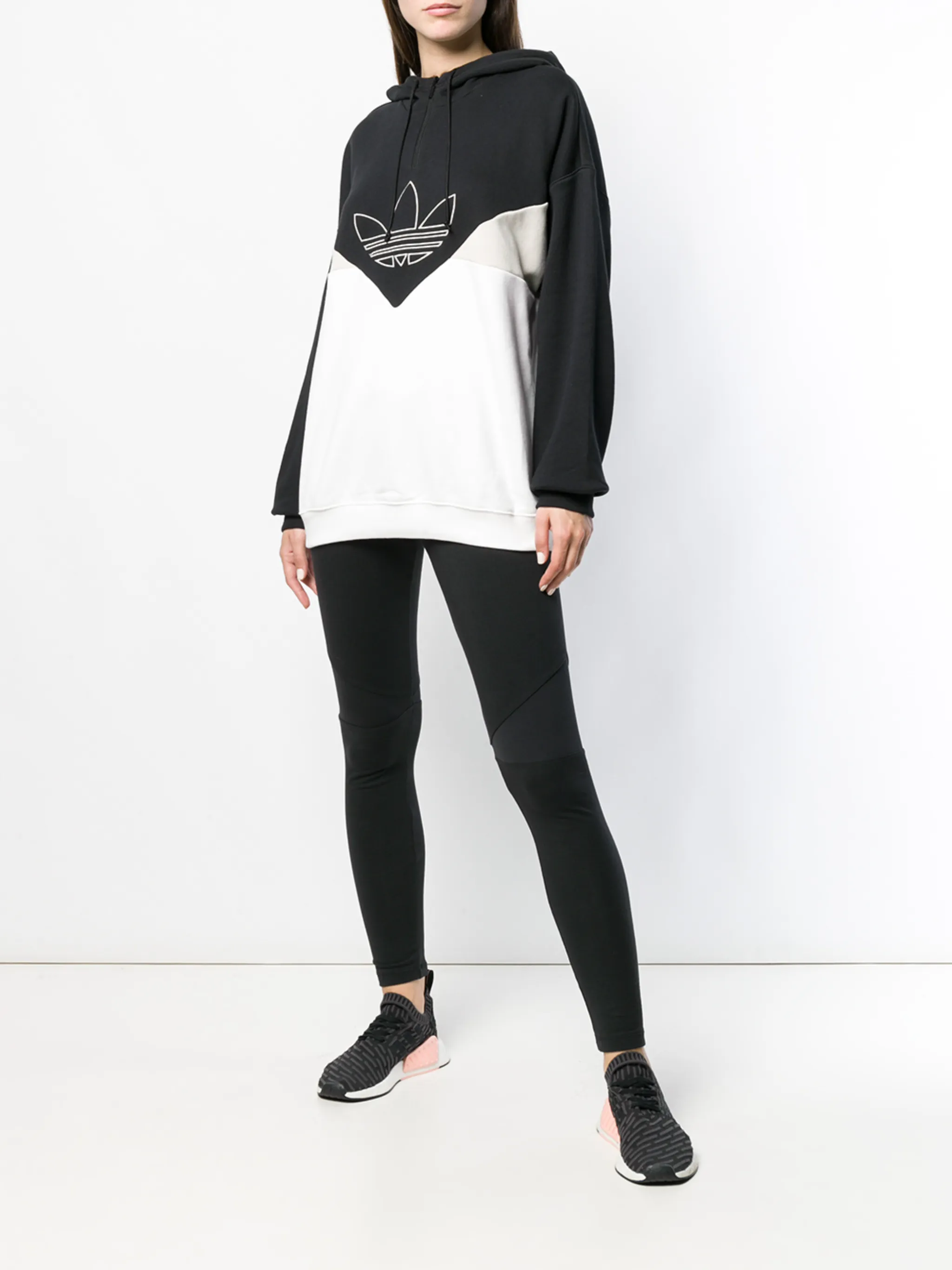 Худи CLRDO OJ Adidas, белый — фото 2