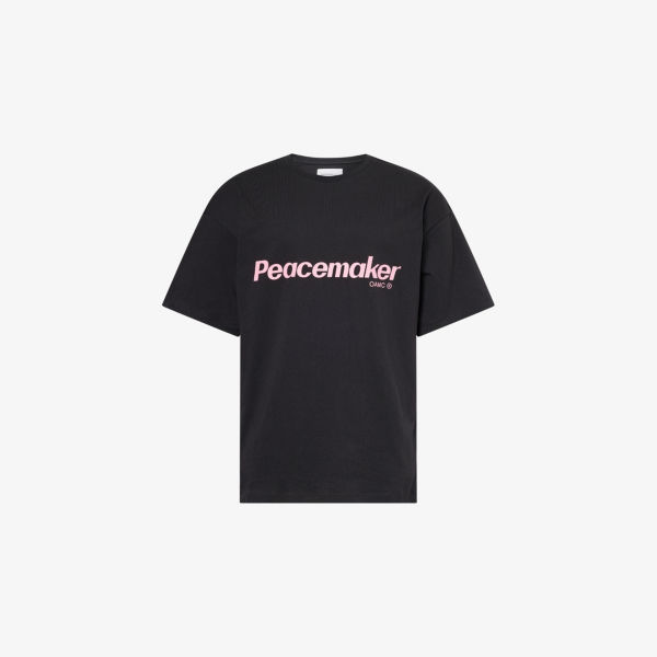 

Футболка Peacemaker с цветочным принтом, черный