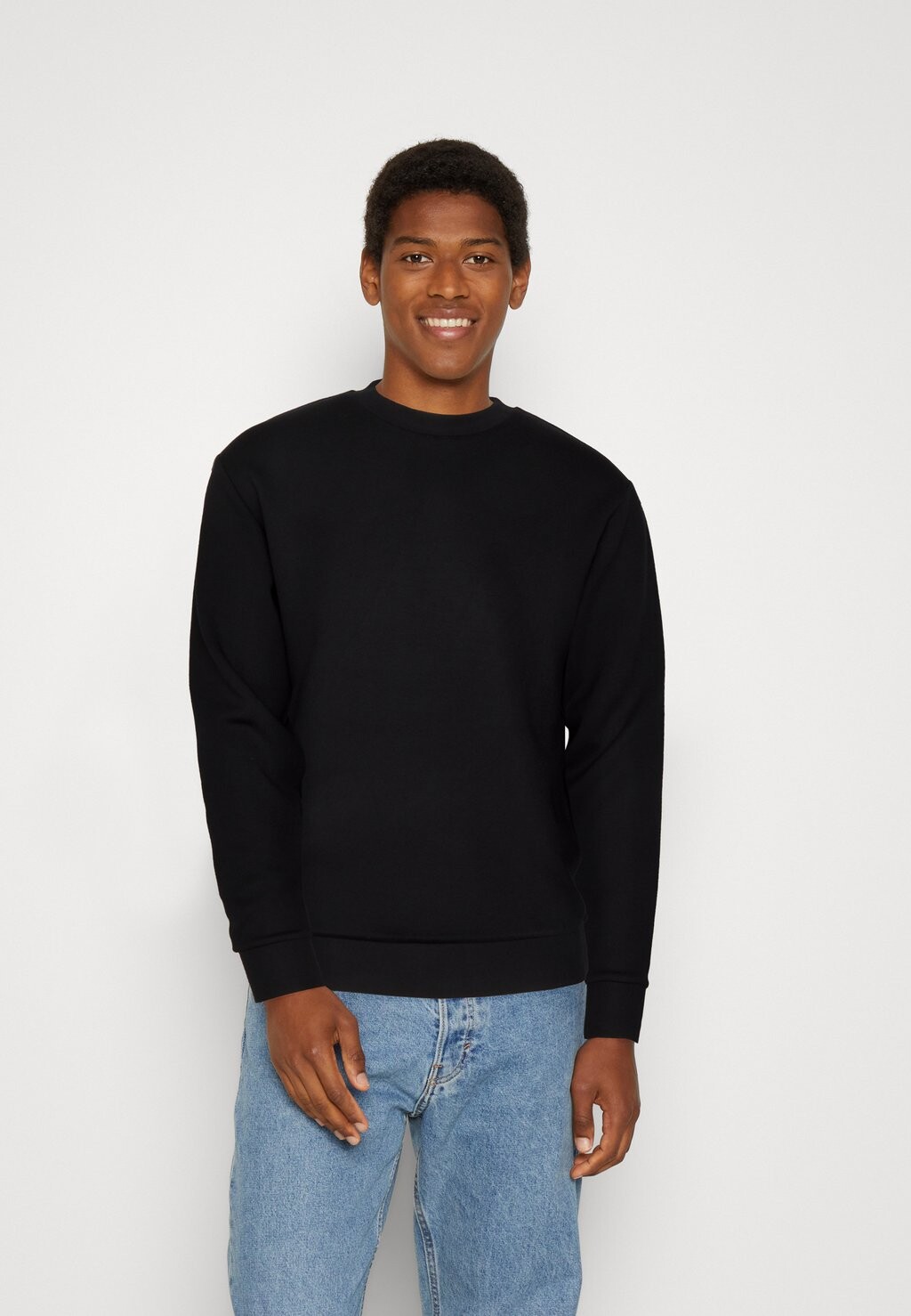 

Толстовка SLHEMANUEL CREW NECK Selected, черный