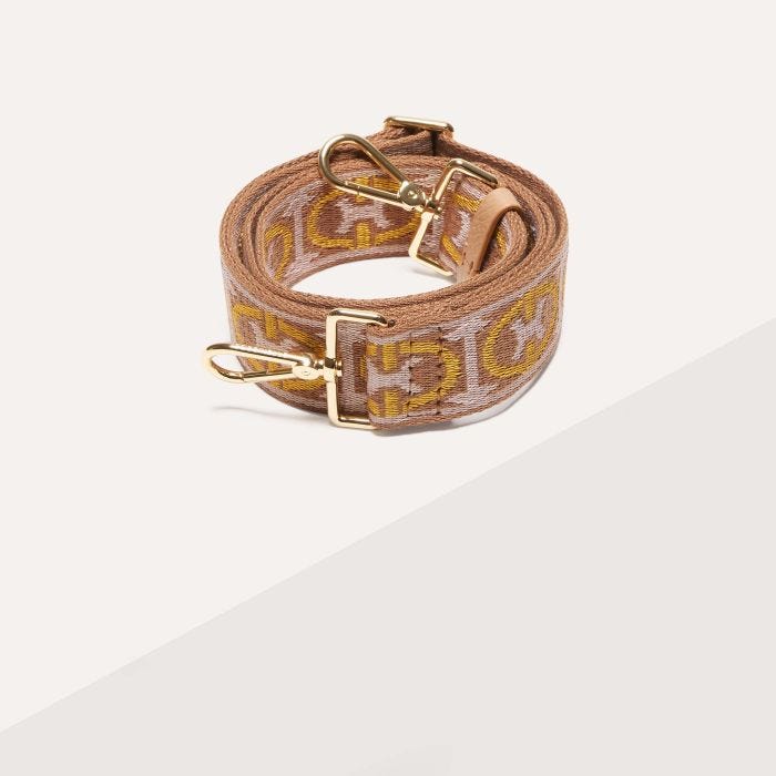 

Ремень Coccinelle Monogram Tricolor, цвет Multi Soleado/Skin