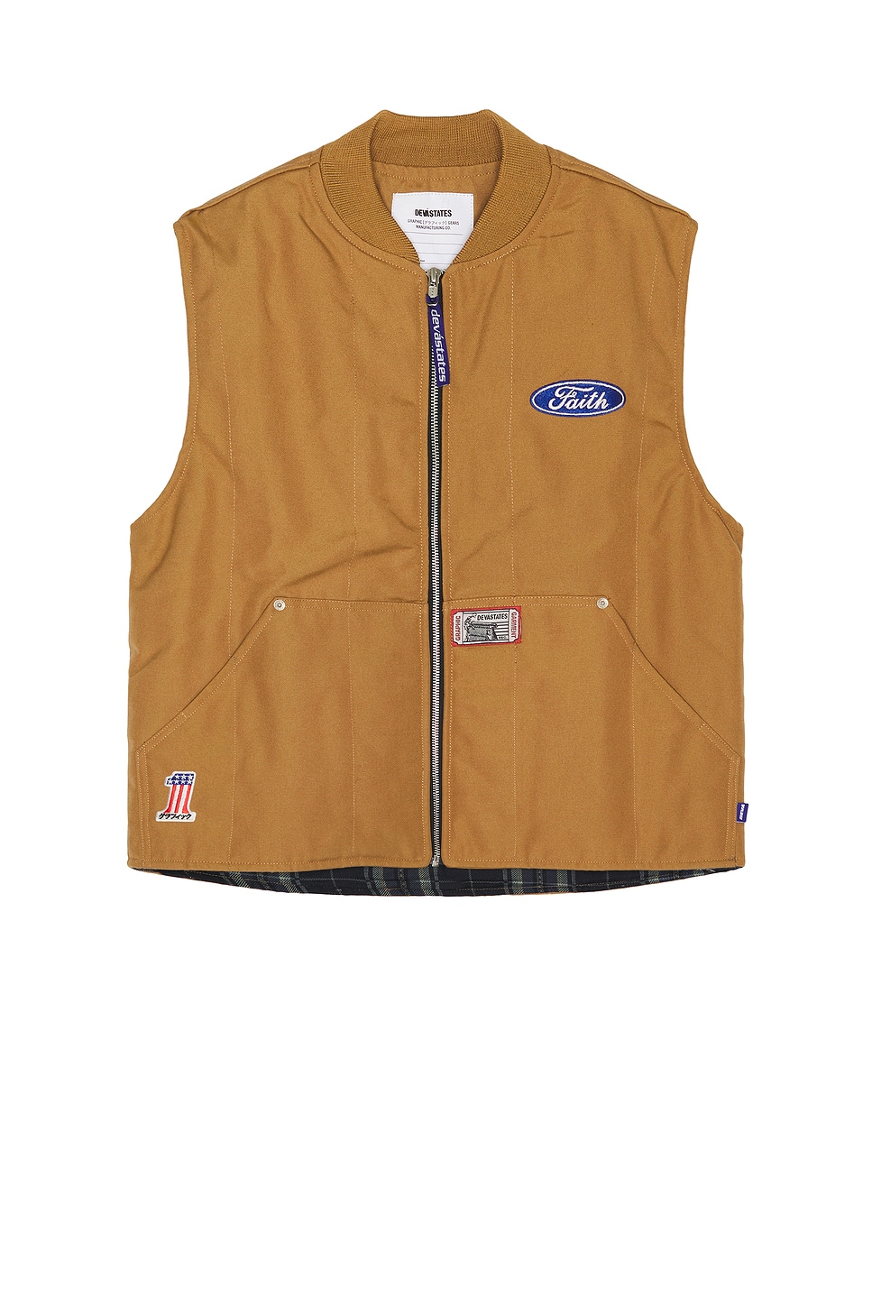 

Рабочий жилет Faith Deva States, khaki & brown